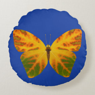 Cojín Redondo Mariposa Aspen Leaf 1