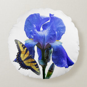 Cojín Redondo Mariposa de tigre del este
