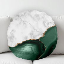Mármol Blanco Agata Verde Esmeralda Dorado