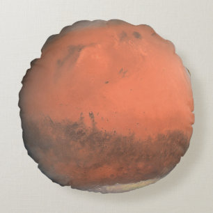 Cojín Redondo Mars Planet Photo Space Sistema Solar Guerra Rojo