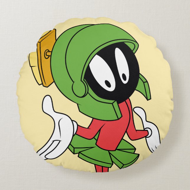 Cojín Redondo MARVIN THE MARTIAN™ Shrug (Anverso)
