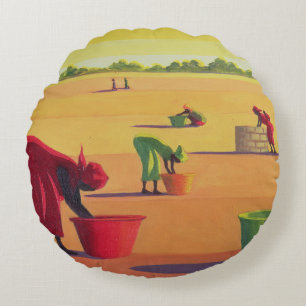 Cojín Redondo Más allá del 1998 pálido