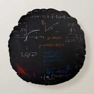 Cojín Redondo Math Pillow