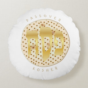 Cojín Redondo Matzah kosher Pesach de Seder del Passover