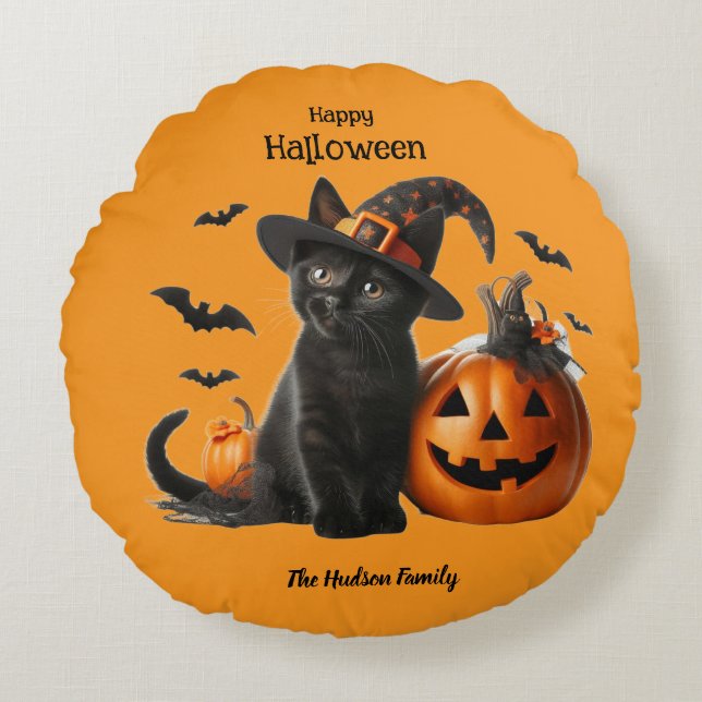 Cojín Redondo Maude Halloween  (Anverso)