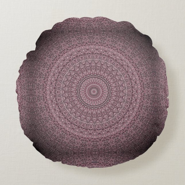 Cojín Redondo Mauve Pink - HAMbWG (Anverso)