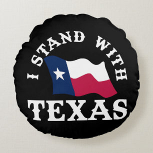 Cojín Redondo Me mantengo con Texas
