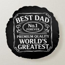 Cojín Redondo Mejor Papá