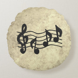 Cojín Redondo Mélodie suspendue - Music in Motion