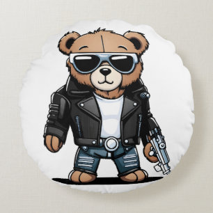 Cojín Redondo Memes de Cute Teddy