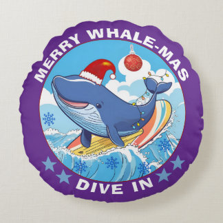 Cojín Redondo Merry Christmas