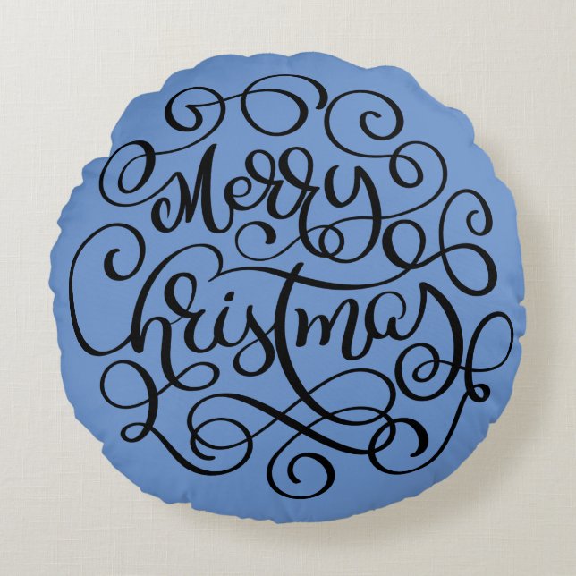 COJÍN REDONDO MERRY CHRISTMAS (Anverso)