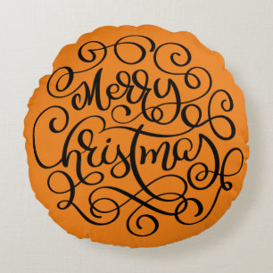 COJÍN REDONDO MERRY CHRISTMAS