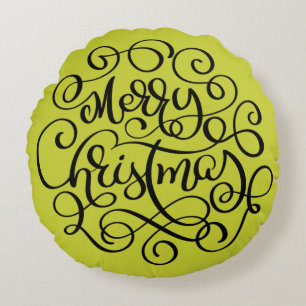 COJÍN REDONDO MERRY CHRISTMAS