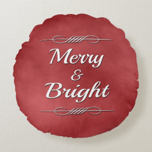 Cojín Redondo Merry y Bright