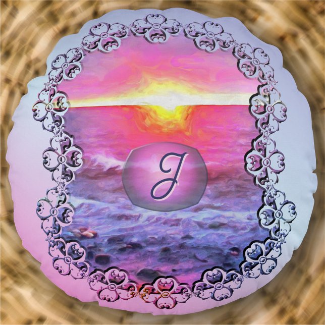 Cojín Redondo Mexico Sunset 0909 (Subido por el creador)