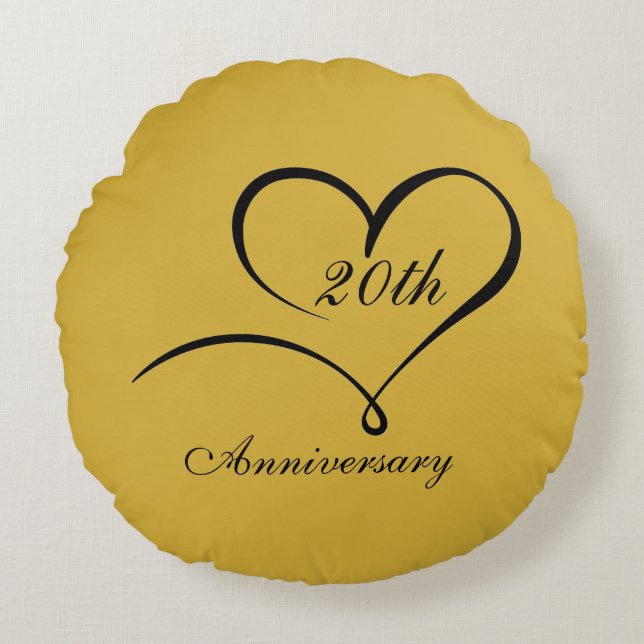 Cojín Redondo MGold Round Pillow Romantic Charm for Home or Gift (Anverso)