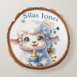 Cojín Redondo Mi Cordero Pequeño