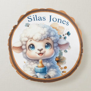 Cojín Redondo Mi Cordero Pequeño