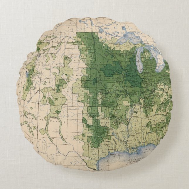 Cojín Redondo Milla de 158 Oats/sq (Anverso)