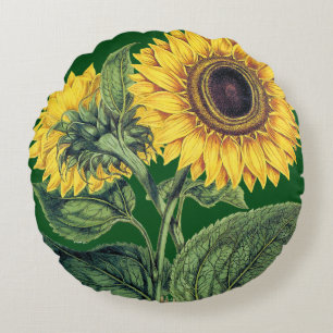 Cojín Redondo Miller: Girasol