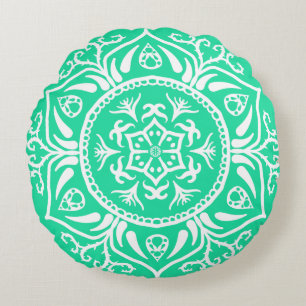 Cojín Redondo Minty Mandala