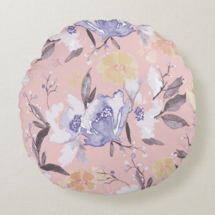 Cojín Redondo Mis flores de jardín