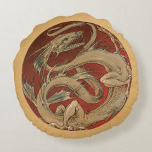 Mitología Vintage, Dragón Asiático Dorado Antiguo