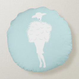 Cojín Redondo Moda de punto