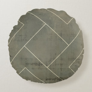 Cojín Redondo Modelo abstracto con formas geométricas