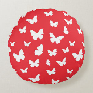 Cojín Redondo Modelo de mariposa 2