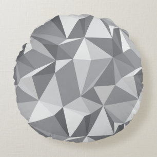 Cojín Redondo Modelo del diamante - polígono abstracto