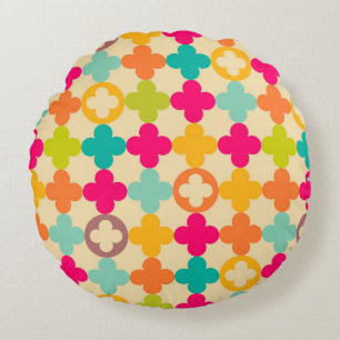 Cojín Redondo Modelo medieval del rosetón del vintage