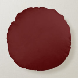 Cojín Redondo Modern Maroon Throw Pillow