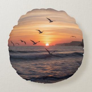 Cojín Redondo |Modern Round Throw Pillow | Designer KazooStudio