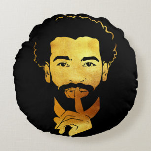Cojín Redondo Mohamed Salah, el Rey Egipcio del Fútbol
