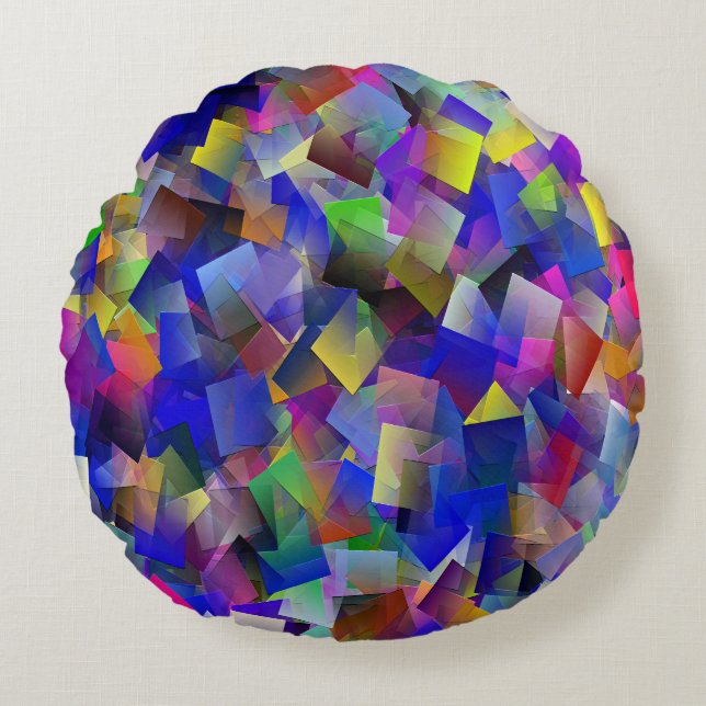 Cojín Redondo Momentos de felicidad..... (Anverso)