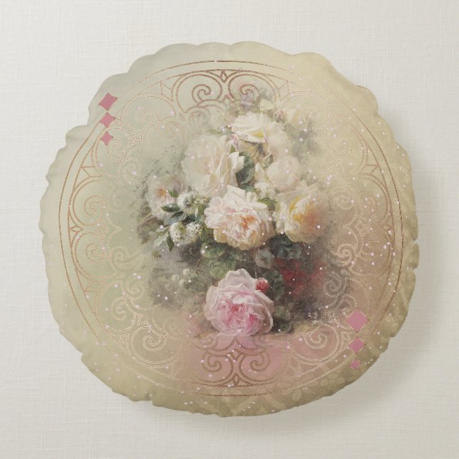 Cojín Redondo Momentos dorados - Pillow (Anverso)