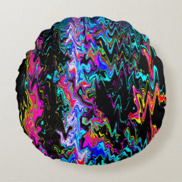 Cojín Redondo Momentos psicodélicos...