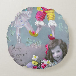 Cojín Redondo Mon petite coeur dans ce baiser 2