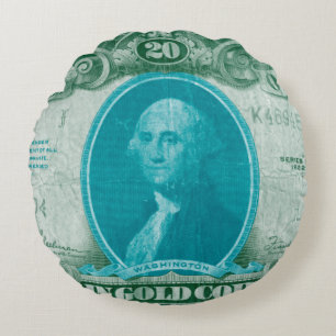 Cojín Redondo Moneda moderna V