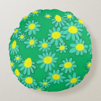 Cojín Redondo Moneda verde