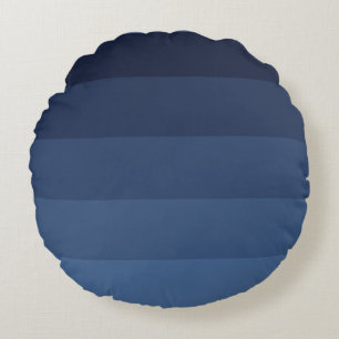 Cojín Redondo Monocromático azul