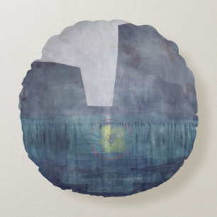 Cojín Redondo Monolitos 1998 de Selassie