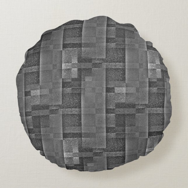 Cojín Redondo Montura digital de la Mármol de Granito Matte (Reverso)