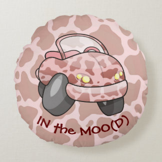 Cojín Redondo Moo Car