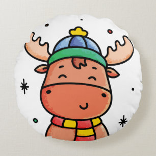 Cojín Redondo Moose Baby