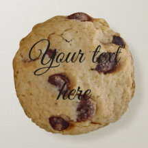 Mosaico redondo de galleta de chocolate