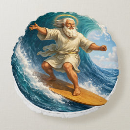 Cojín Redondo Moses biblical art pillow product de