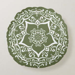 Cojín Redondo Moss Mandala
